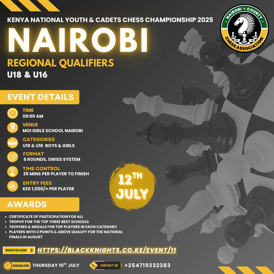 Nairobi Youth Regional Qualifiers 2025 Poster
